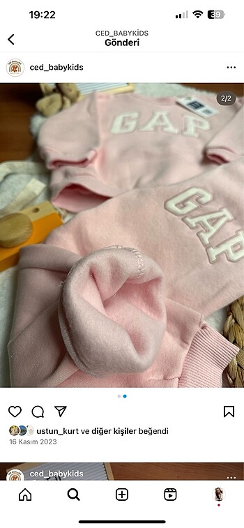 Gap GAP alt üst takım