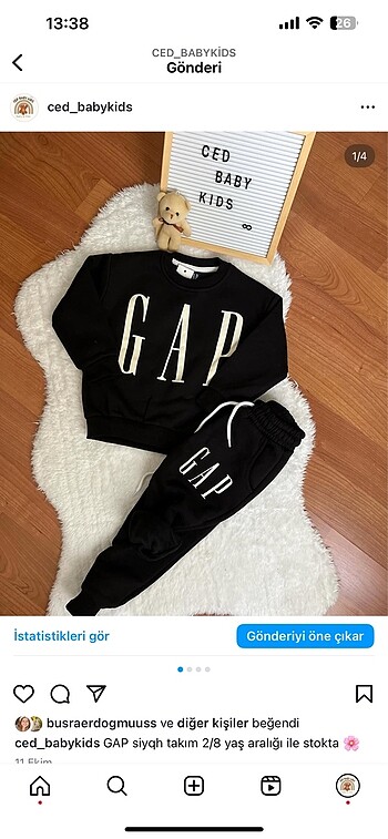 GAP alt üst takım