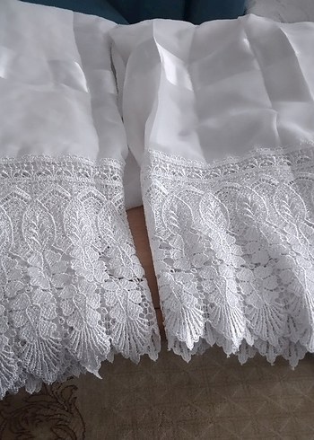 tül perde petek üstü - Görsel 5