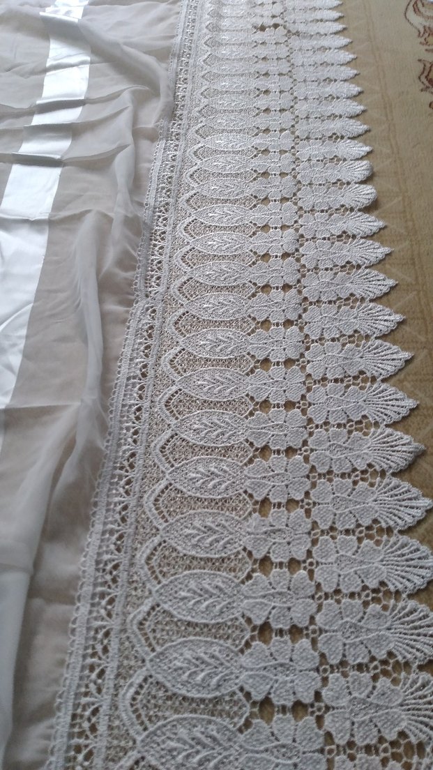 tül perde petek üstü - Görsel 3