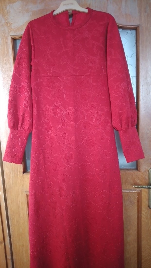 Terzi dikimi yeni ÖZEL GÜNLERDE GİYİLİR  ŞIK BİR ELBİSE - Görsel 4