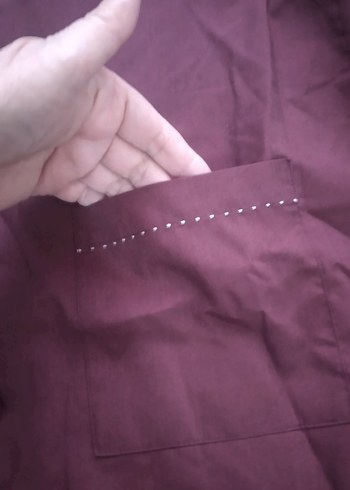 Düğmeli Bordo  ERKEK PİJAMA TAKIM YENİ.. - Görsel 4