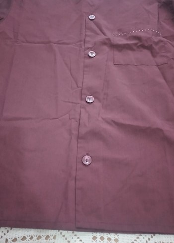 Düğmeli Bordo  ERKEK PİJAMA TAKIM YENİ.. - Görsel 7