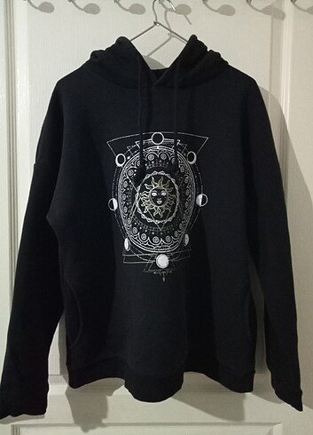 Siyah sweatshirt 