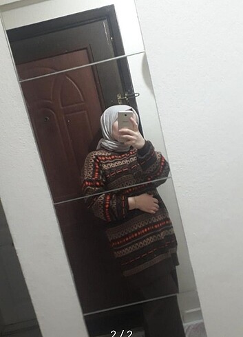 Tesettür triko ikili takım
