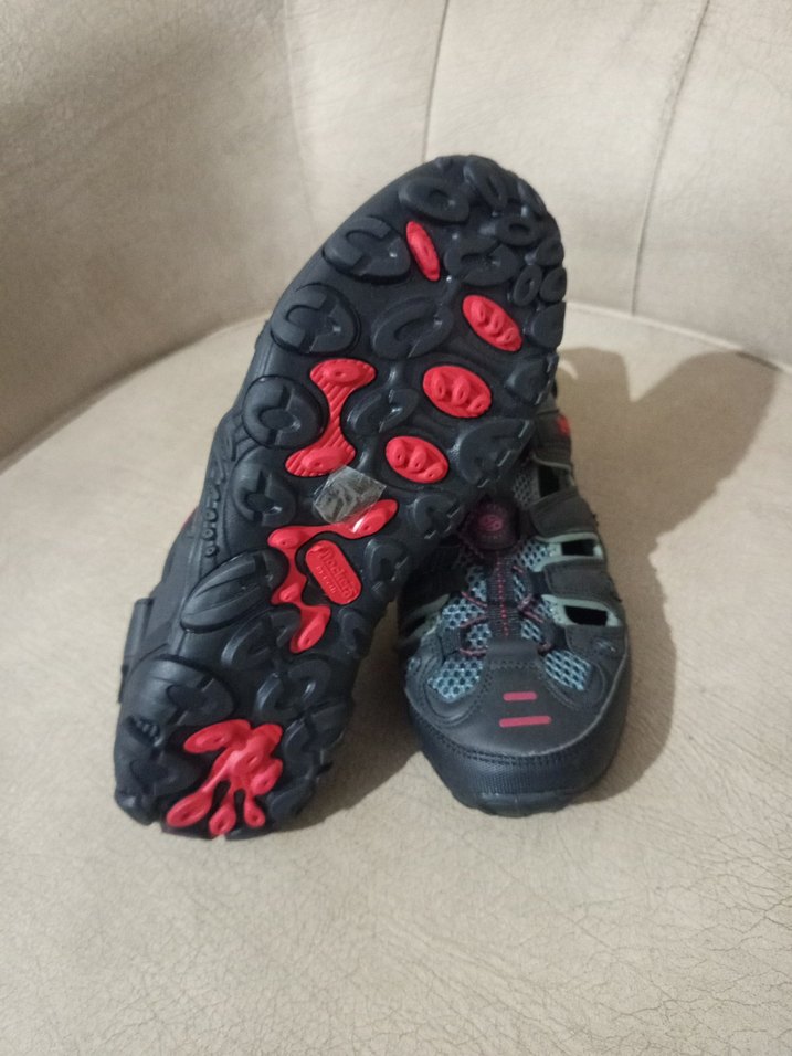 Gri Erkek Spor Terlikler Velcro Bantlı - Görsel 4