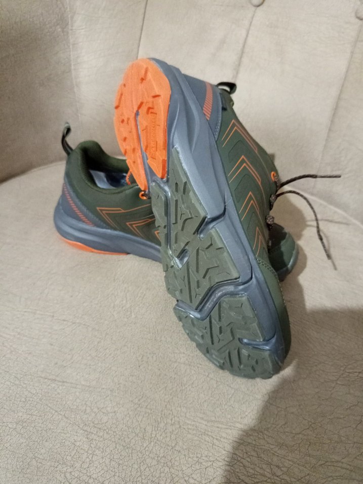 Yeşil Gri Yılan Desenli Erkek Spor Ayakkabı - Görsel 4