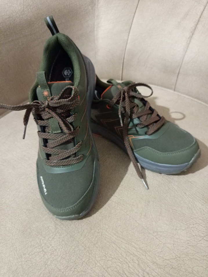 Yeşil Gri Yılan Desenli Erkek Spor Ayakkabı - Görsel 3