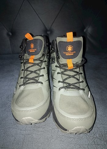 Gri Bağcıklı Lumberjack Outdoor Ayakkabı