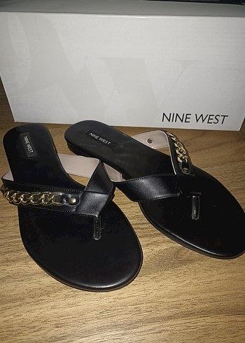 Nine West Kadın Siyah Dolgu Topuklu Terlik