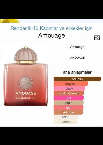 Beden Renk Amouage Guidance 46 Parfüm