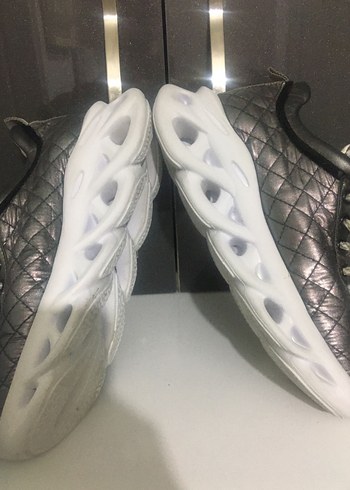 37 Beden gri Renk Balenciaga model deri spor ayakkabı