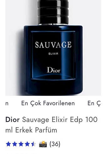 Dior Sauvage Elixir Erkek Parfümü 60 ml - Görsel 5