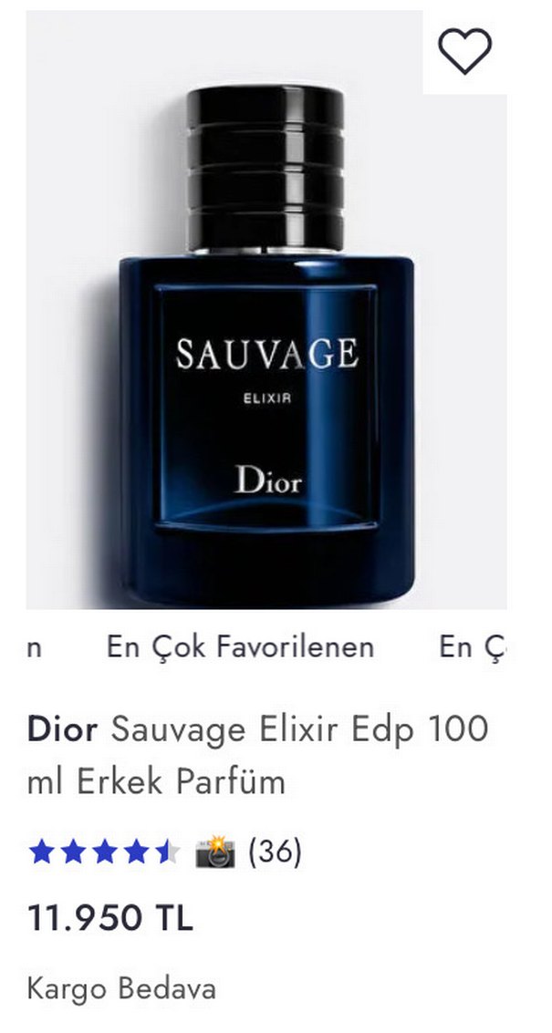 Dior Sauvage Elixir Erkek Parfümü 60 ml - Görsel 5