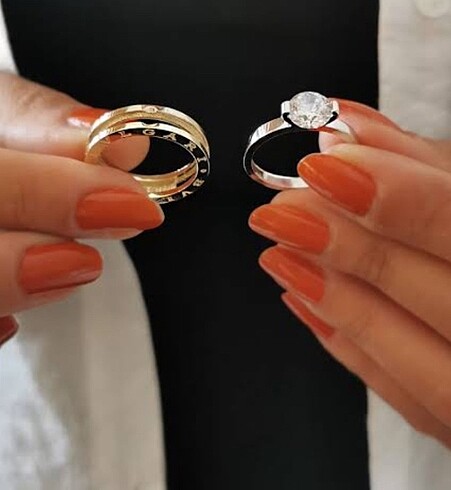 Bvlgari Bvlgari yüzük damgalı