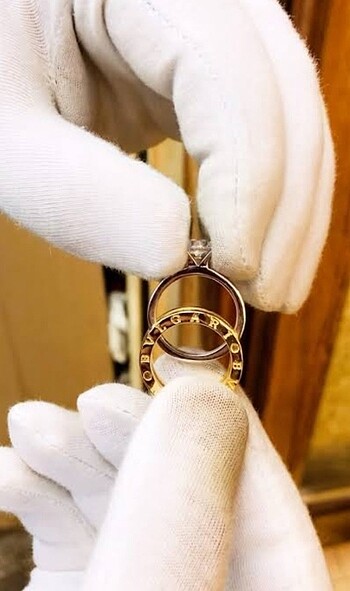 Beden Bvlgari yüzük damgalı