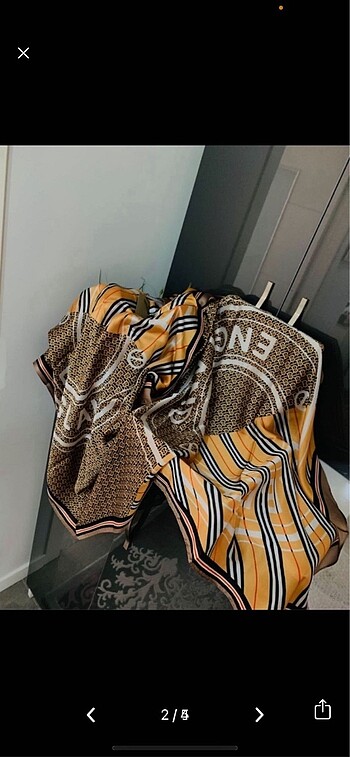 Burberry Burberry 0 ipek Şal