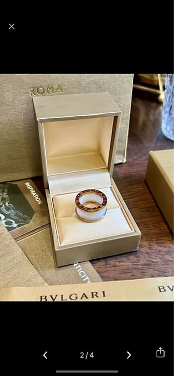 Bvlgari yüzük 9 numara