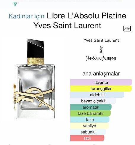  Beden Üvey Saint Laurent Libre L'Absolu Platine