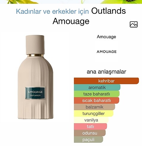 Beden AMOUAGE OUTLANDS