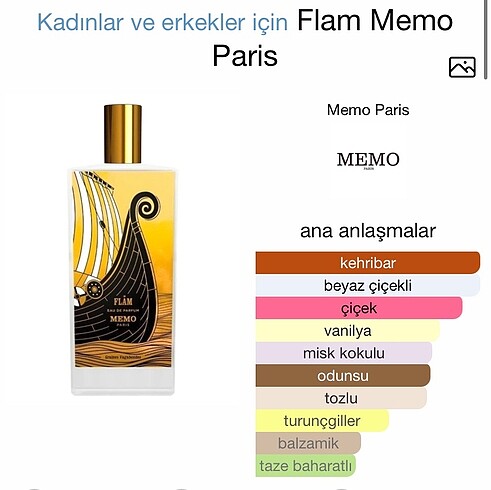  Beden Renk MEMO PARİS FLAM