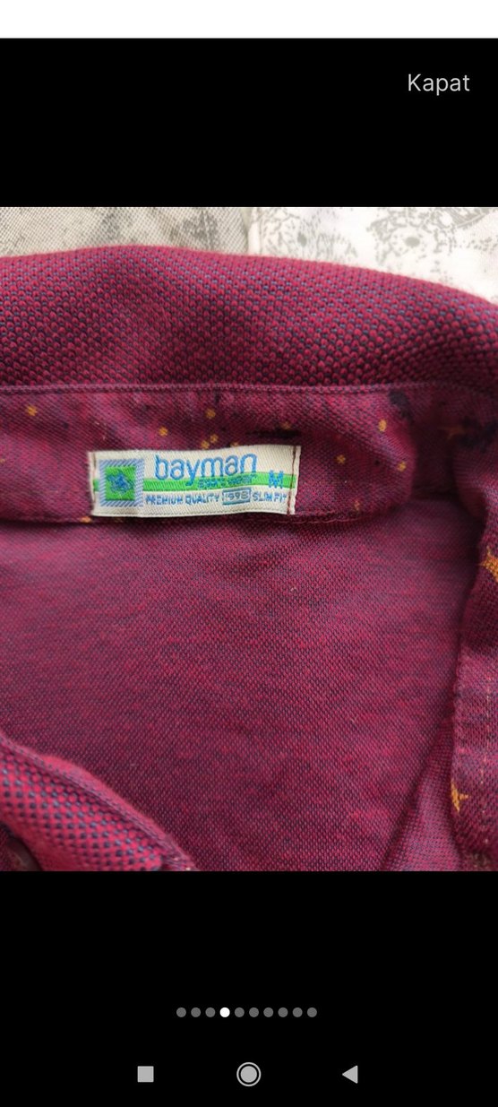 üçlü  Baskılı Erkek Polo Tişörtler - Görsel 4