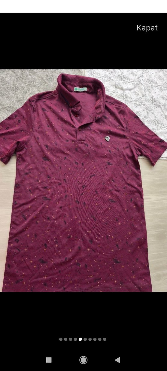 üçlü  Baskılı Erkek Polo Tişörtler - Görsel 2