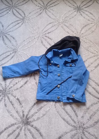 Düğmeli Mavi Denim Erkek Çocuk Ceketi - Görsel 7