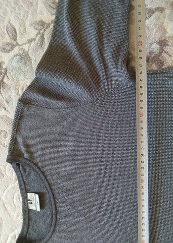 Gri Erkek Uzun Kollu Rahat Sweatshirt - Görsel 5