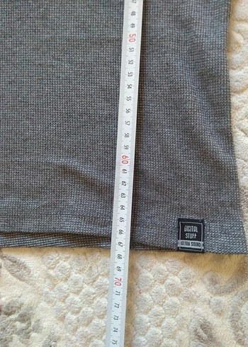 Gri Erkek Uzun Kollu Rahat Sweatshirt - Görsel 4