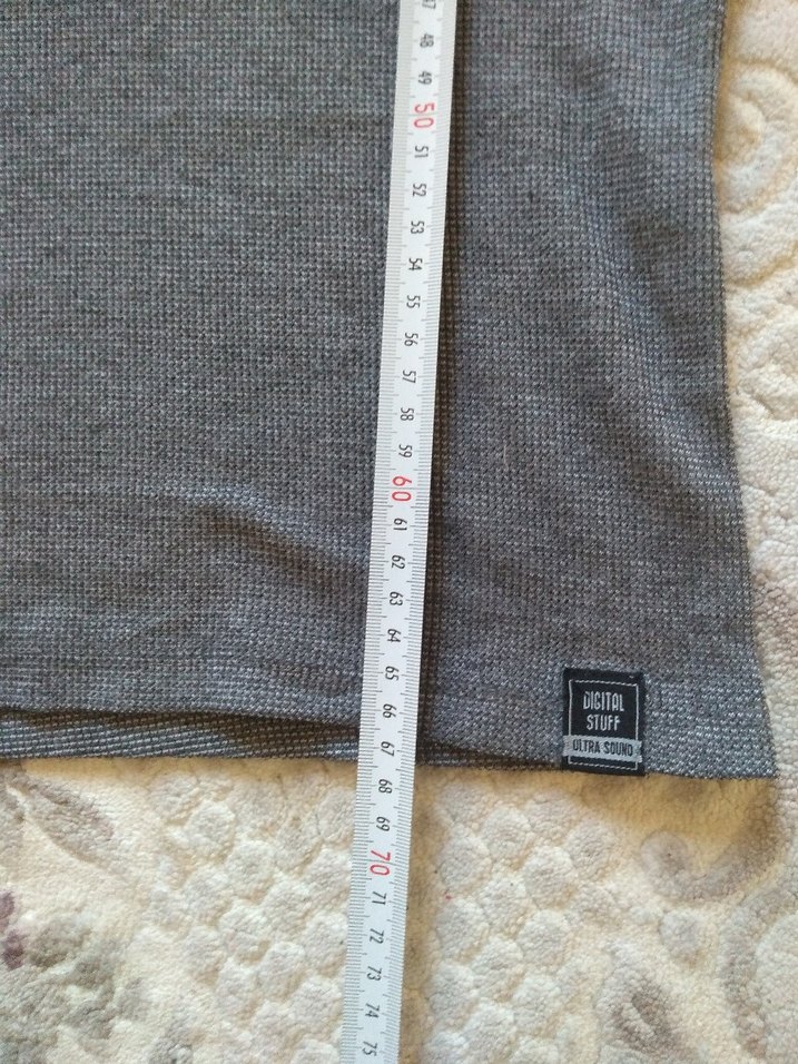 Gri Erkek Uzun Kollu Rahat Sweatshirt - Görsel 4