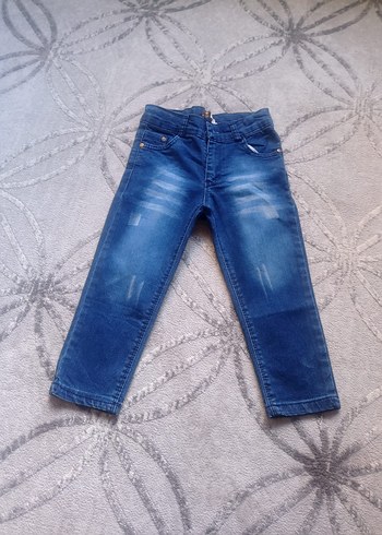 Erkek Çocuk Mavi Denim Pantolon - Görsel 5