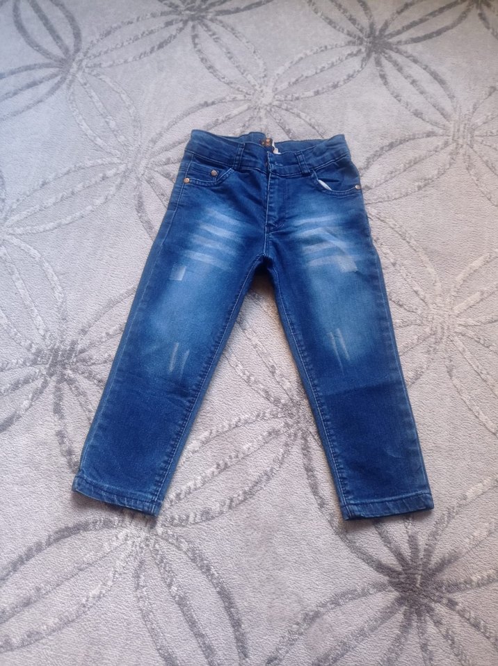 Erkek Çocuk Mavi Denim Pantolon - Görsel 5