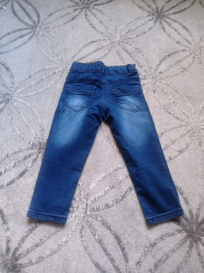 Erkek Çocuk Mavi Denim Pantolon - Görsel 3