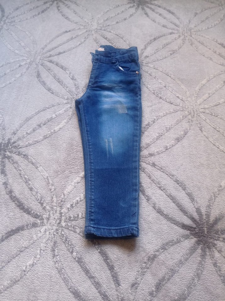 Erkek Çocuk Mavi Denim Pantolon - Görsel 2