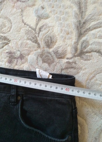 Siyah erkek Denim Normal Paça Pantolon - Görsel 5