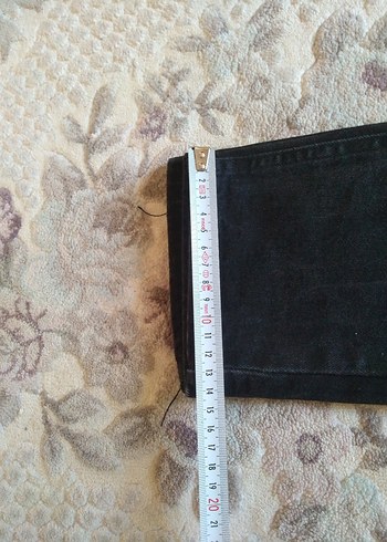 Siyah erkek Denim Normal Paça Pantolon - Görsel 6