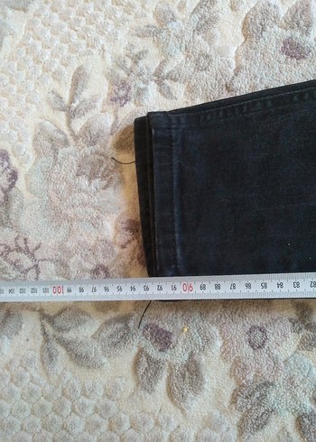 Siyah erkek Denim Normal Paça Pantolon - Görsel 7