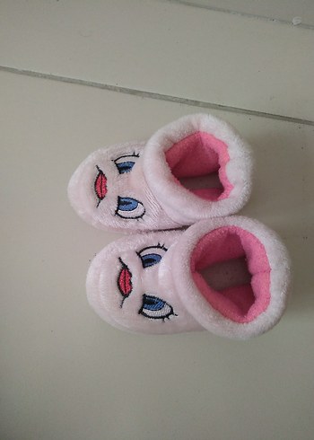 Pembe Nakışlı Kız Çocuk Terliği - Görsel 3