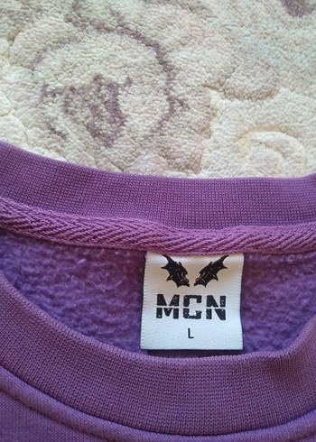 Mor erkek Sweatshirt Uzun Kollu - Görsel 2