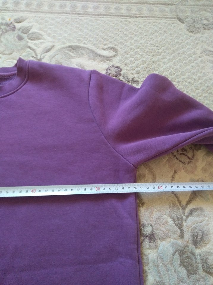 Mor erkek Sweatshirt Uzun Kollu - Görsel 4