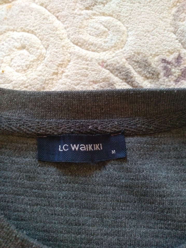 Gri Erkek Sweatshirt Uzun Kollu - Görsel 3