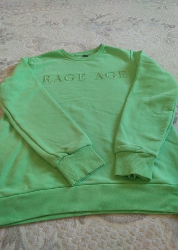 Yeşil RAGEAGE Kadın Sweatshirt - Görsel 5