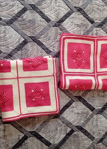 İki adet el işi bebek battaniyesi - Görsel 12