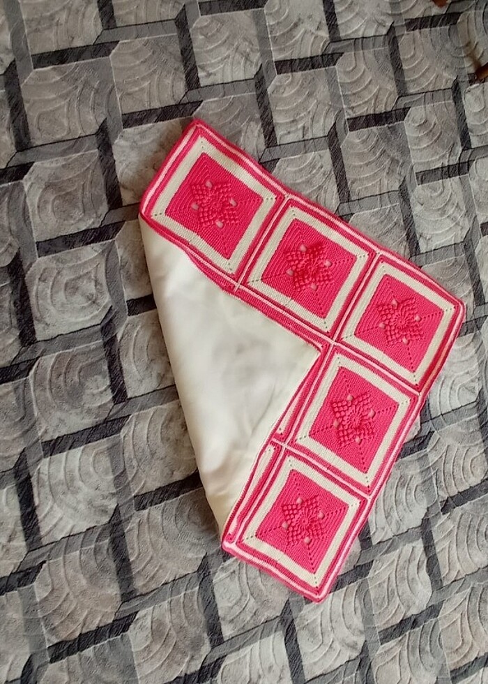 İki adet el işi bebek battaniyesi - Görsel 4