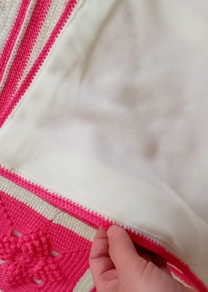 İki adet el işi bebek battaniyesi - Görsel 5