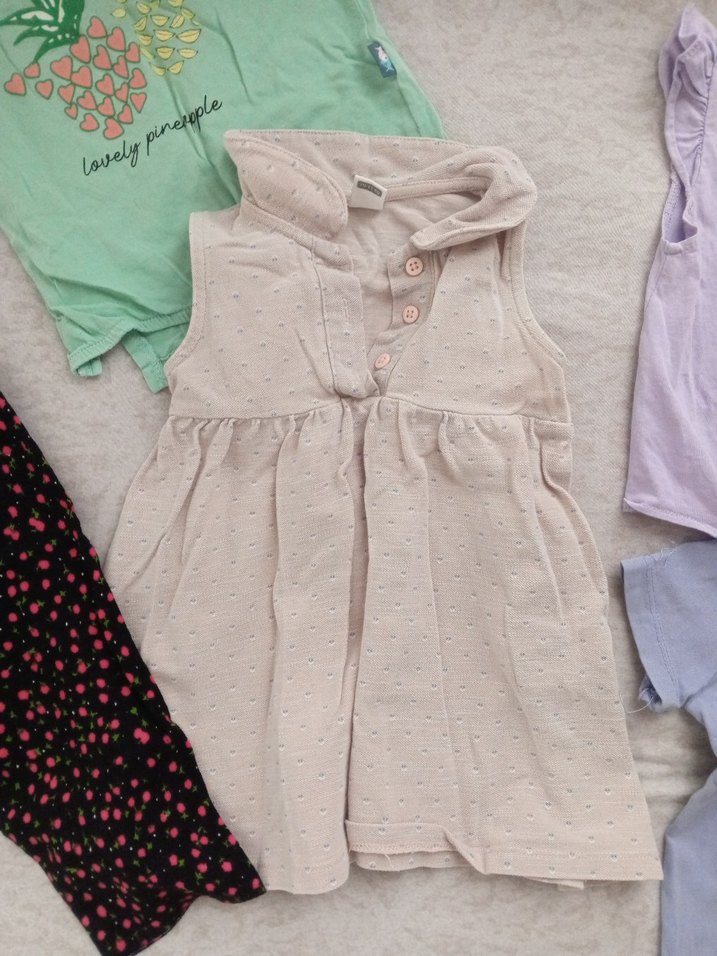 Düğmeli Gri Bebek Kız Tulum - Görsel 5