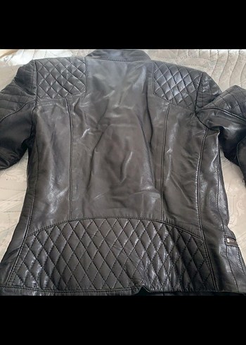 Diğer Siyah Deri Biker Ceket