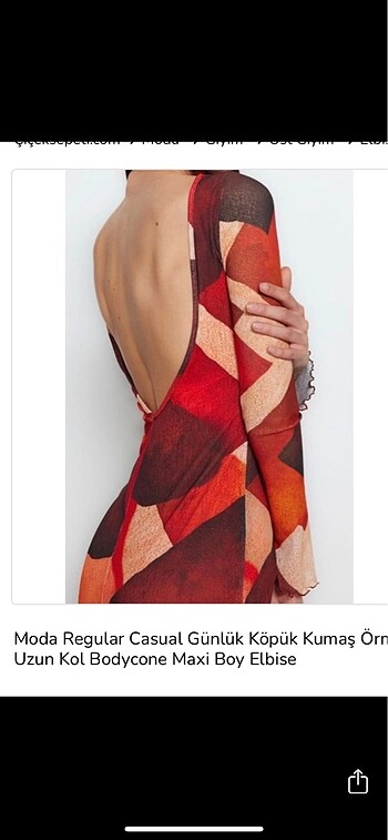 Trendyol elbise - Görsel 4