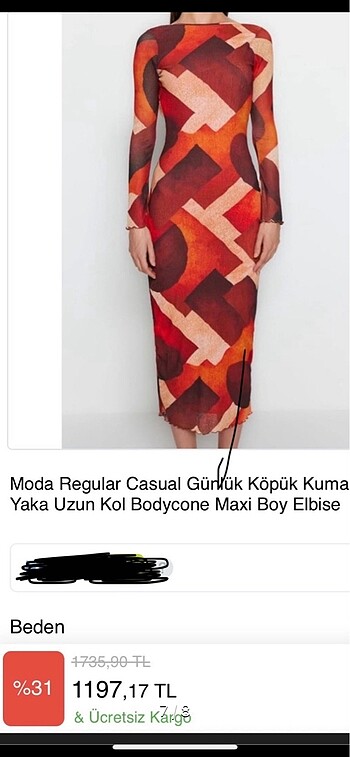 Trendyol elbise - Görsel 3